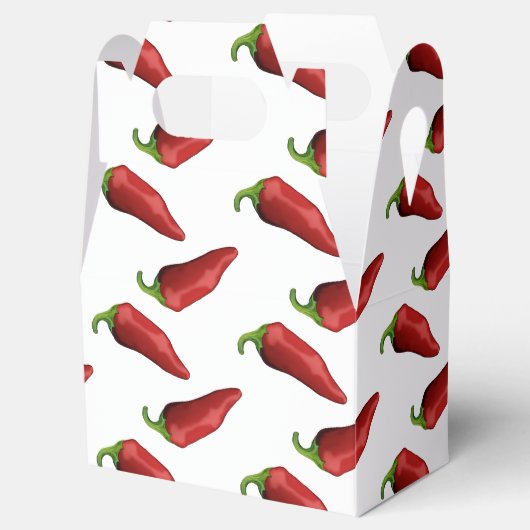 Chili peppers bedankdoosjes (Geopend)