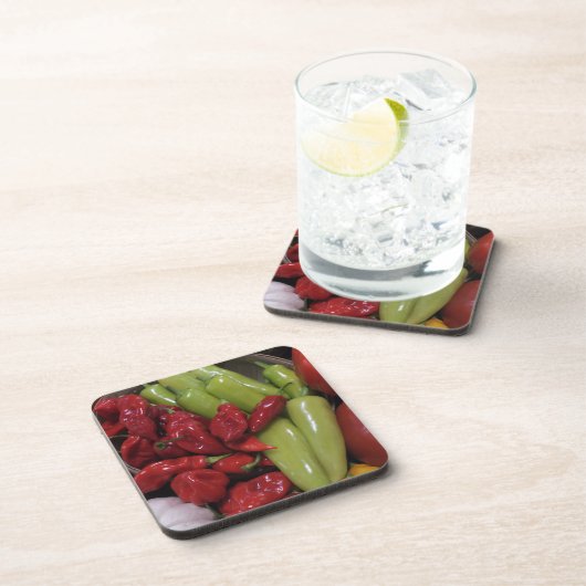 Chili Peppers Bier Onderzetter (Rechterzijde)