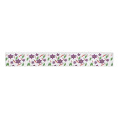 Chili Peppers Blossom Botanisch Grosgrain Lint (Voorkant)