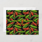 Chili Peppers Briefkaart (Voorkant / Achterkant)