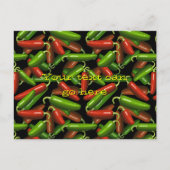 Chili Peppers Briefkaart (Voorkant)