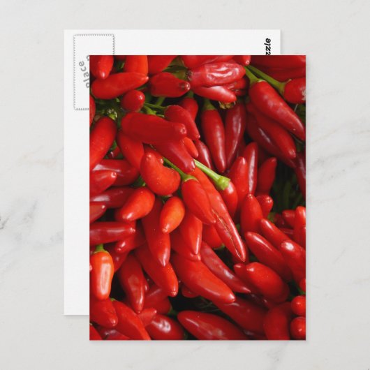 Chili Peppers Briefkaart (Voorkant / Achterkant)