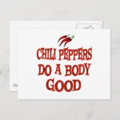 Chili Peppers doen goed Briefkaart (Voorkant / Achterkant)