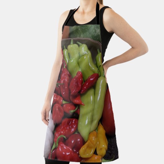 Chili Peppers en veggies Schort (Insitu)