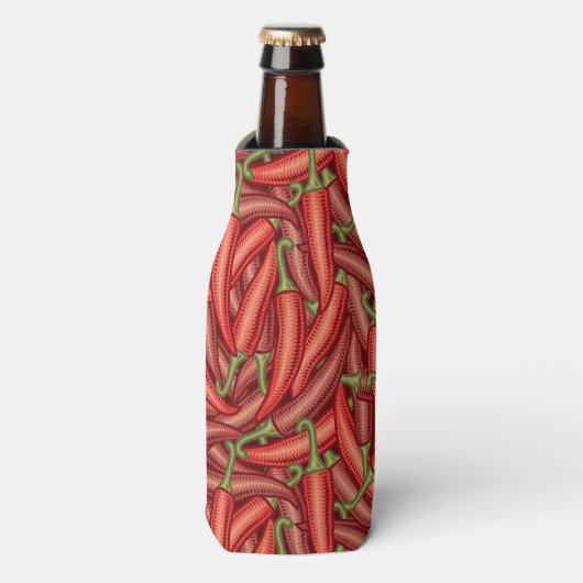 Chili Peppers Flesjeskoeler (Fles Voorkant)