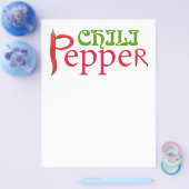 Chili peppers flyer (Enkel)