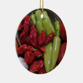 Chili Peppers Keramisch Ornament (Rechts)