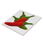 Chili Peppers Kitchen Tegeltje (Zijkant)