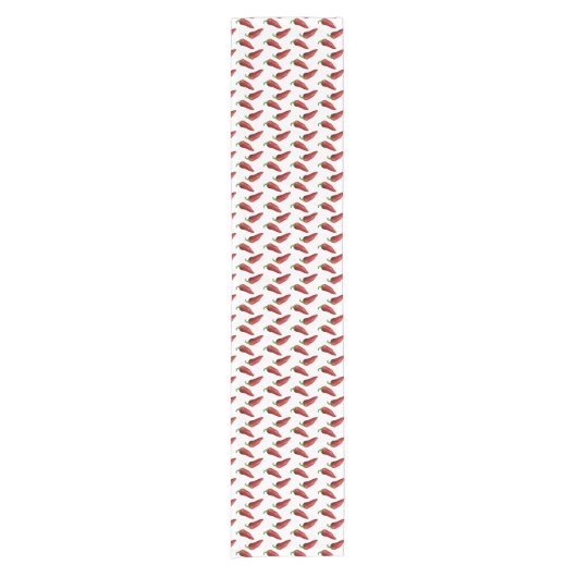 Chili peppers korte tafelloper (Voorkant)