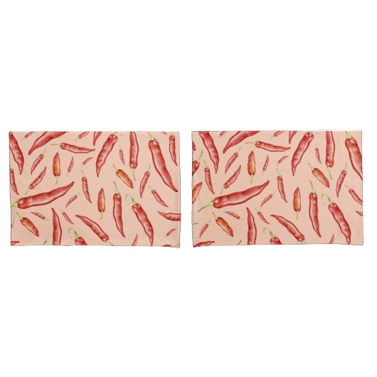 Chili Peppers Kussensloop (Voorkant-Set)