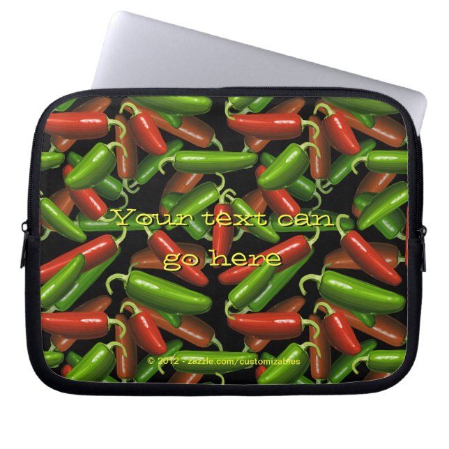 Chili Peppers Laptop Sleeve (Voorkant)