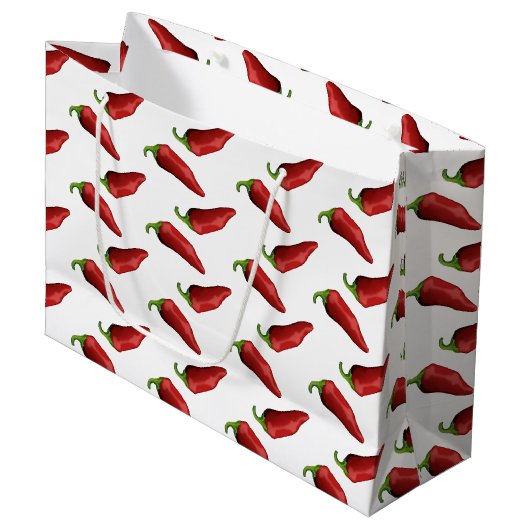 Chili peppers large cadeautasje (Voorkant Gekanteld)
