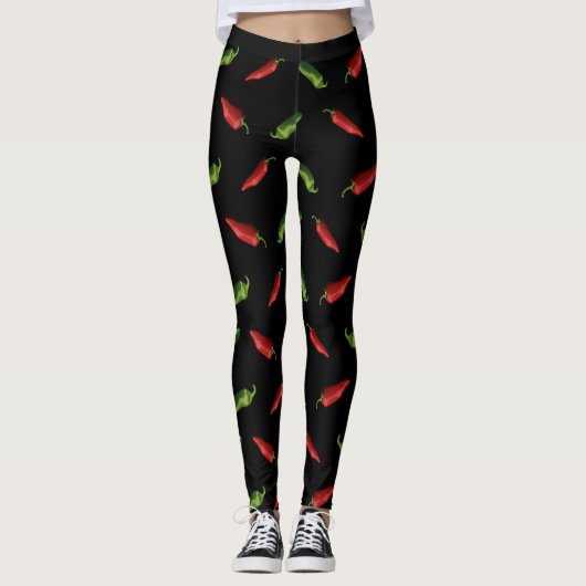 Chili peppers leggings (Voorkant)