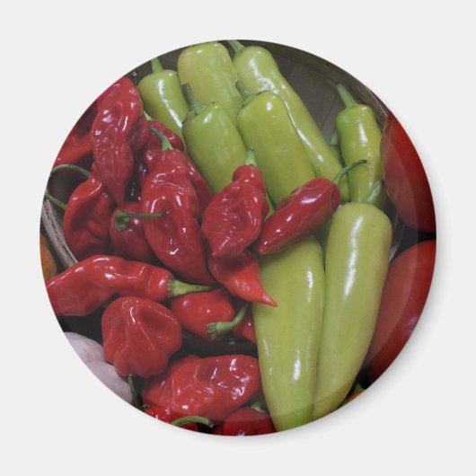 Chili Peppers Magneet (Voorkant)