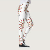 Chili Peppers Mandala Botanical Custom Leggings (Rechts)