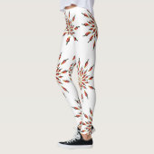Chili Peppers Mandala Botanical Custom Leggings (Links)