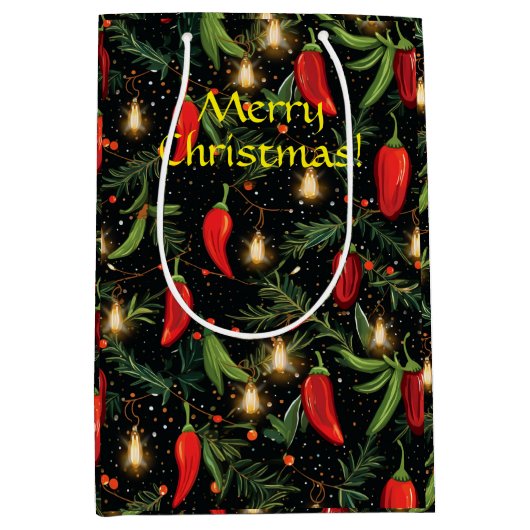 Chili Peppers Medium Cadeauzakje (Voorkant)