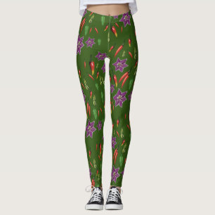 Chili Peppers Planten Botanische Aangepast Leggings