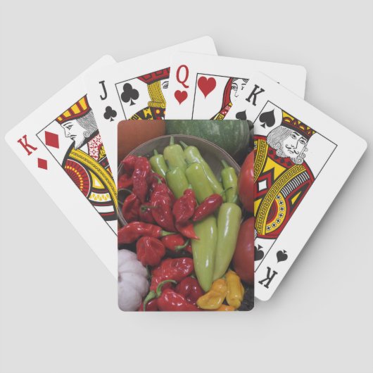 Chili Peppers Pokerkaarten (Achterkant)