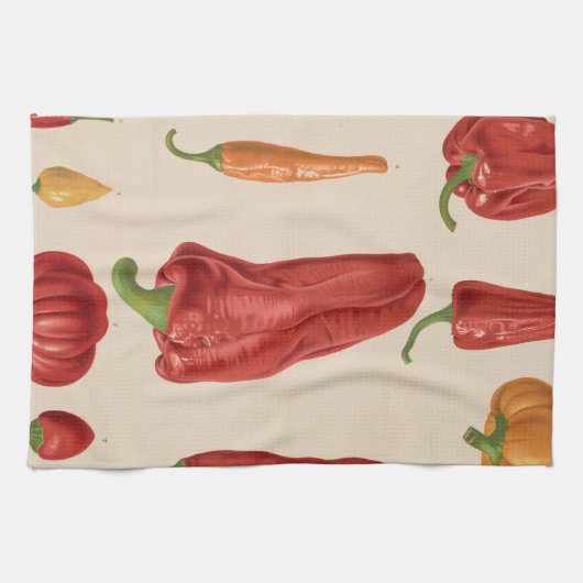 Chili Peppers, Red Chili Peppers Theedoek (Horizontaal)