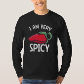 Chili Peppers Red Hot Spicy Pepper Eat Mexican Foo T-shirt (Voorkant)