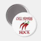 Chili Peppers Rock Magneet (Voorkant / Achterkant)