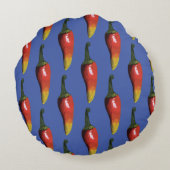 Chili Peppers Rond Kussen (Achterkant)