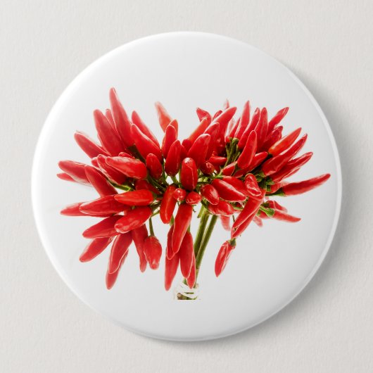 Chili peppers ronde button 4,0 cm (Voorkant)