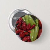 Chili Peppers Ronde Button 5,7 Cm (Voorkant /achterkant)