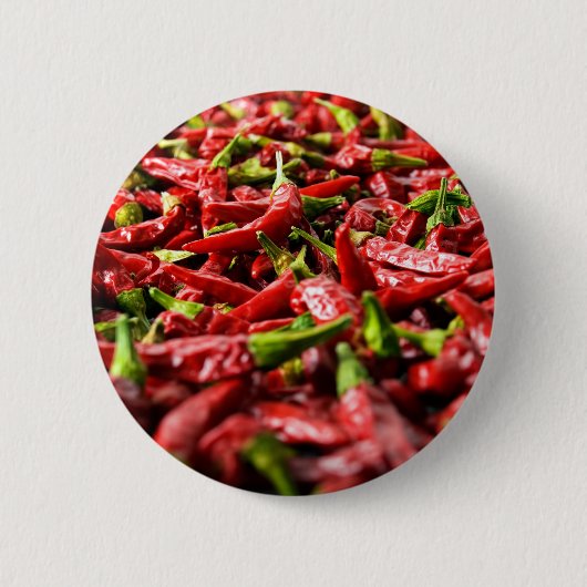 Chili Peppers Ronde Button 5,7 Cm (Voorkant)