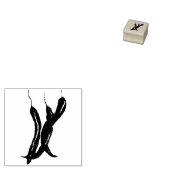 Chili Peppers Rubberstempel (Gestempeld)