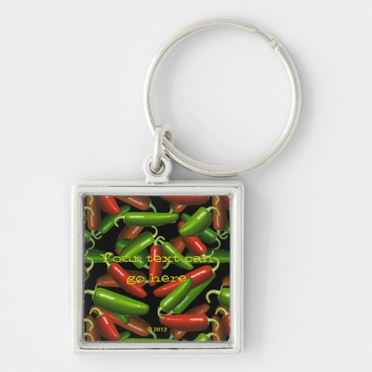 Chili Peppers Sleutelhanger (Voorkant)