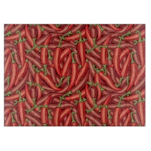 Chili Peppers Snijplank (Voorkant)