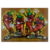 Chili Peppers Snijplank (Voorkant)