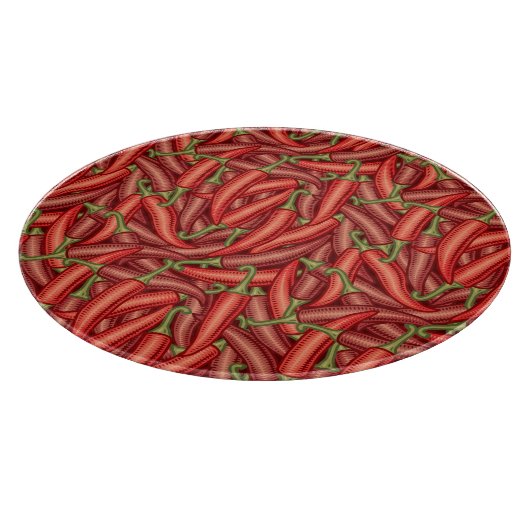 Chili Peppers Snijplank (Hoek)