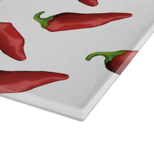 Chili peppers snijplank (Hoek)