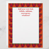 Chili Peppers Stationery of Letterhead Briefhoofd Ontwerp (Voorkant / Achterkant)