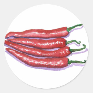 Chili Peppers Stickers
