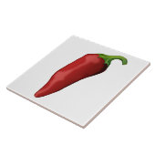Chili peppers tegeltje (Zijkant)