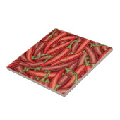 Chili Peppers Tegeltje (Zijkant)