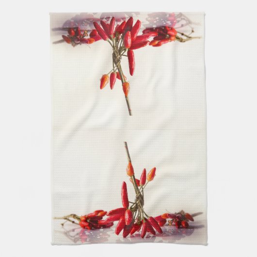 Chili Peppers Theedoek (Verticaal)