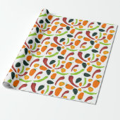 Chili Peppers Zuidwest Spicy Pepper Chili Cook Cadeaupapier (Uitgerold)