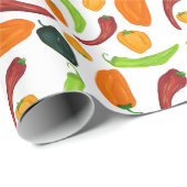 Chili Peppers Zuidwest Spicy Pepper Chili Cook Cadeaupapier (Rol Hoek)