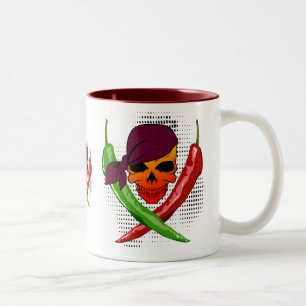Chili Pirate $ 18,95 Twee Mok zonder tint