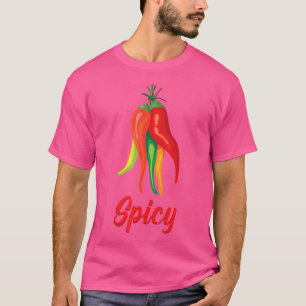 Chili Pittige Groenten Kruiden Fruit Peper T-shirt