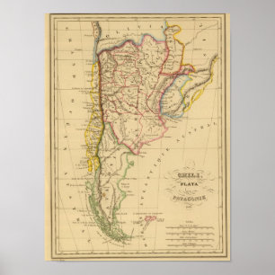 Chili, Plata en Patagonië Poster