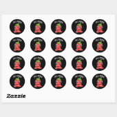 Chili Pooper Grappige Pepergrap Ronde Sticker (Vel)