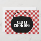 Chili Pot Silo, Red & White Checkast Cookoff Kaart (Voorkant)