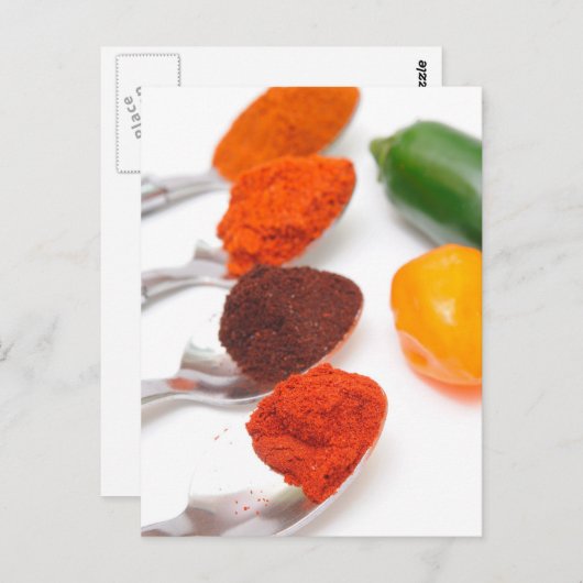 Chili Powder Briefkaart (Voorkant / Achterkant)