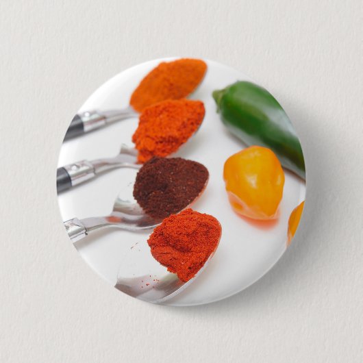 Chili Powder Ronde Button 5,7 Cm (Voorkant)